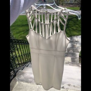 White Graduation Dress by TOBI size S